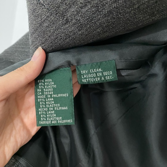 Lauren Ralph Lauren Wool-Blend Blazer - Picture 3 of 6